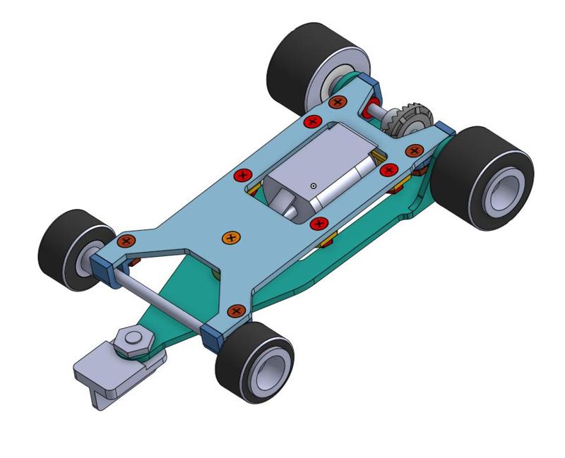 VINTAGE SLOT CAR FOR MABUCHI 16D