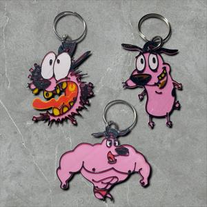 Key ring pack 'Courage the Cowardly Dog'.