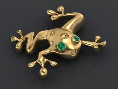cute frog pendant