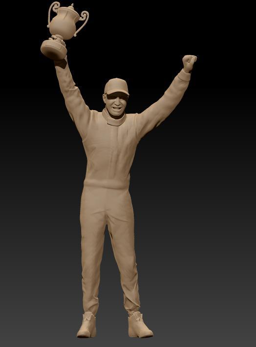 F1 pilot victory pose #3