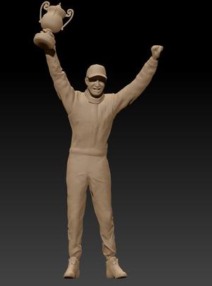 F1 pilot victory pose #3