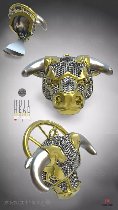 Bull head jewerly