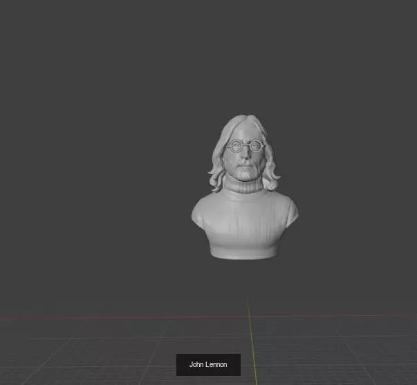 The Beatles Members 3D Model Collection