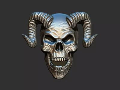 Horned Skull