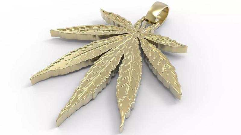 marijuana ganja pendant