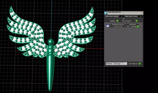 Michaels Wing pendant