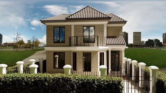 modern house and natural