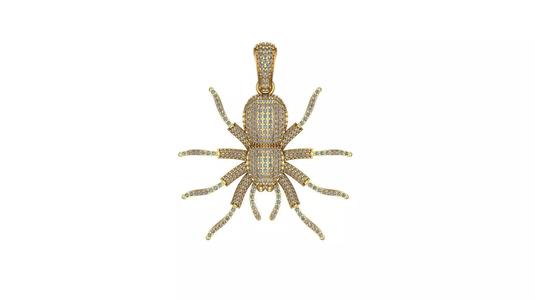 Spider Pendant Lord Ganesh 3d model