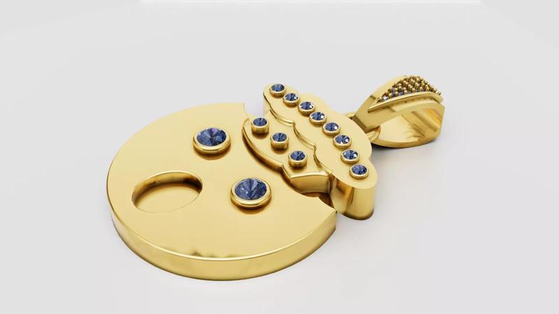 FACES TANSION PENDANT