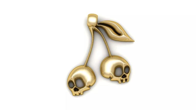 Skull Pendant for Men 3d Printable model
