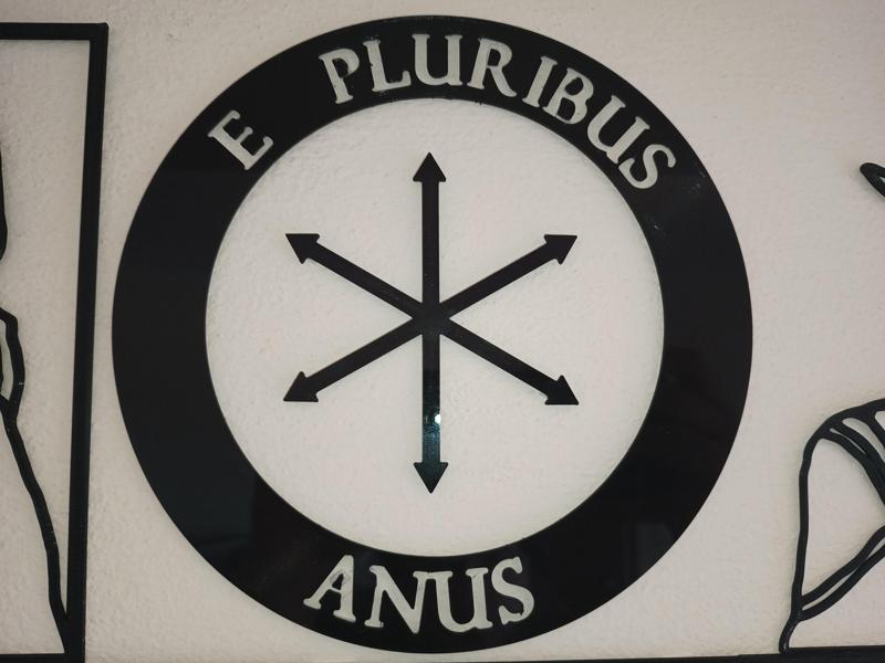 Community greendale flag 2D wall art