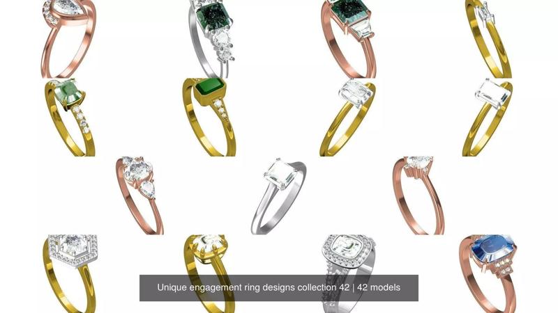 Unique engagement ring designs collection 42