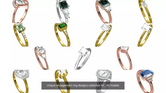 Unique engagement ring designs collection 42
