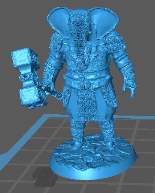 Tharvok Stonehammer - The Elephant Paladin