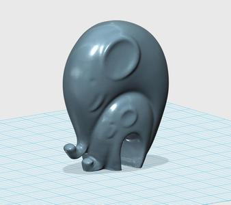 Elephant Family Lucky Charm