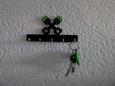 Pistons Key Holder / Support mural de cles Pistons