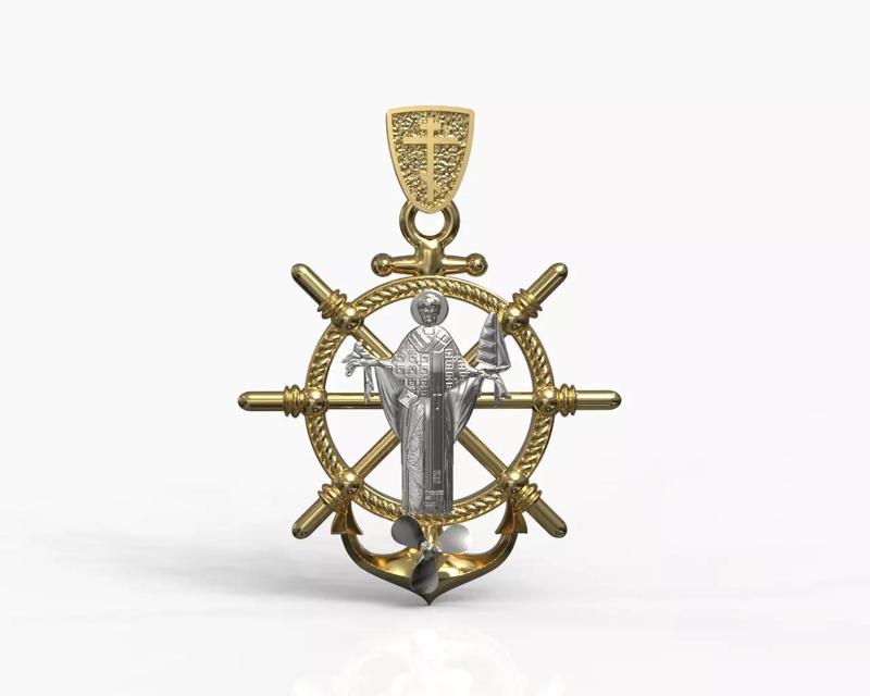 Saint Nikolai pendant
