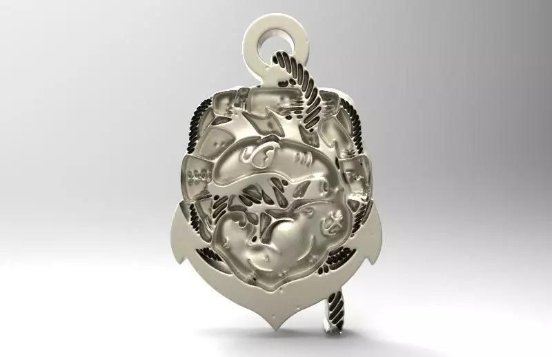 Hellfish Simpsons pendant