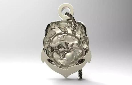 Hellfish Simpsons pendant