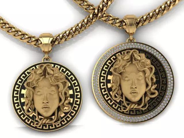 medusa necklace