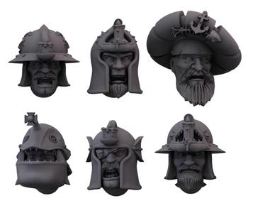 Damned Ruins River Patrol heads set