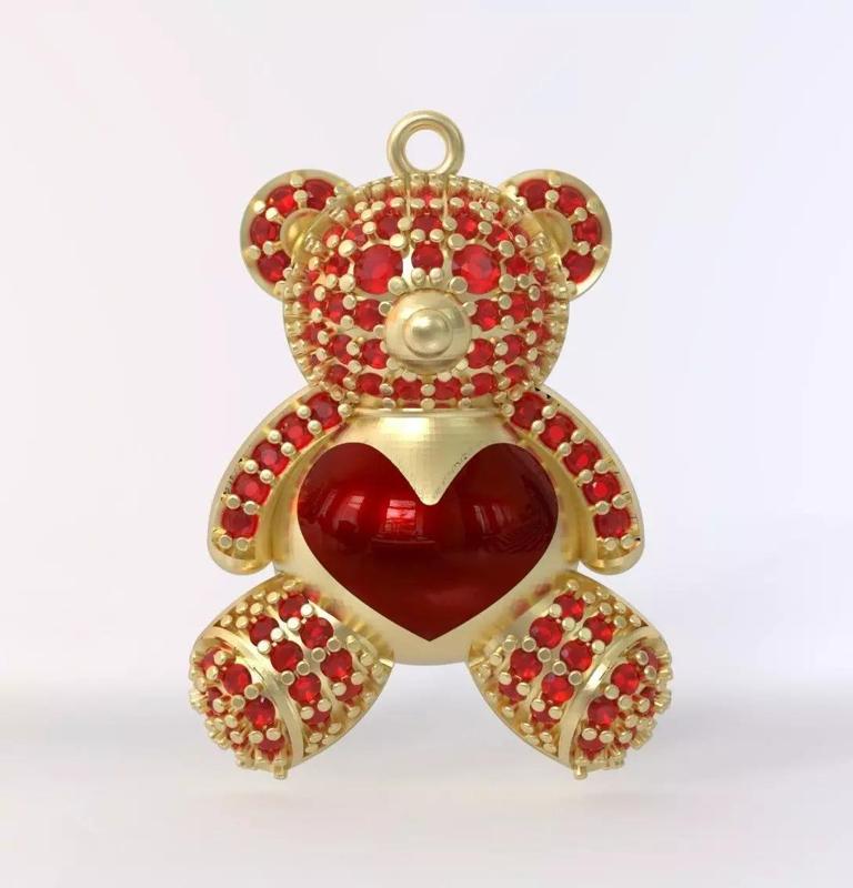 teddy pendant stl