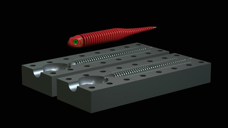 AM bait fish 10cm model / form for predator fishing