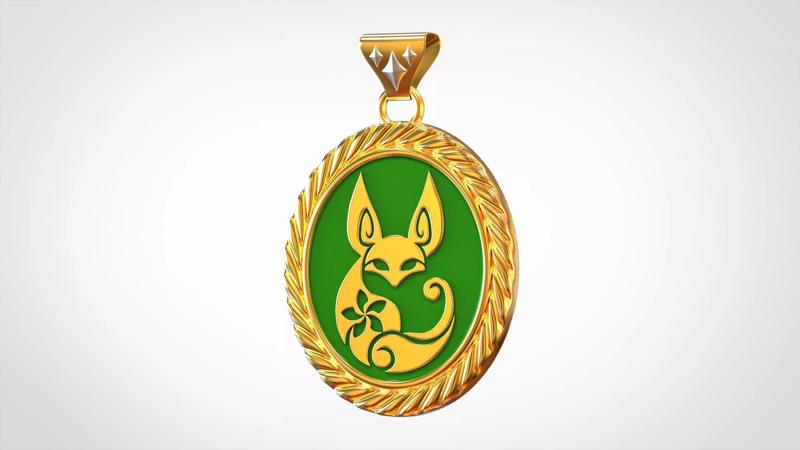 Vulpes Zerda Pendant