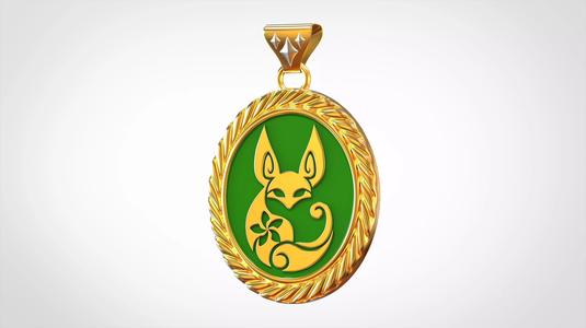 Vulpes Zerda Pendant