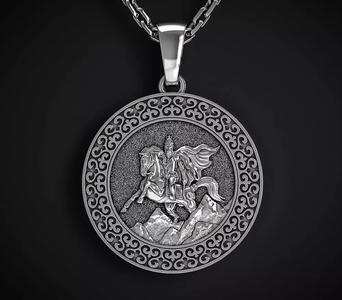 THE UASTYRDZHI PENDANT IS THE OSSETIAN SAINT GEORGE
