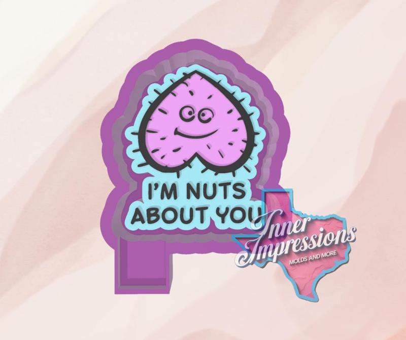 Nuts About You Freshie Mold