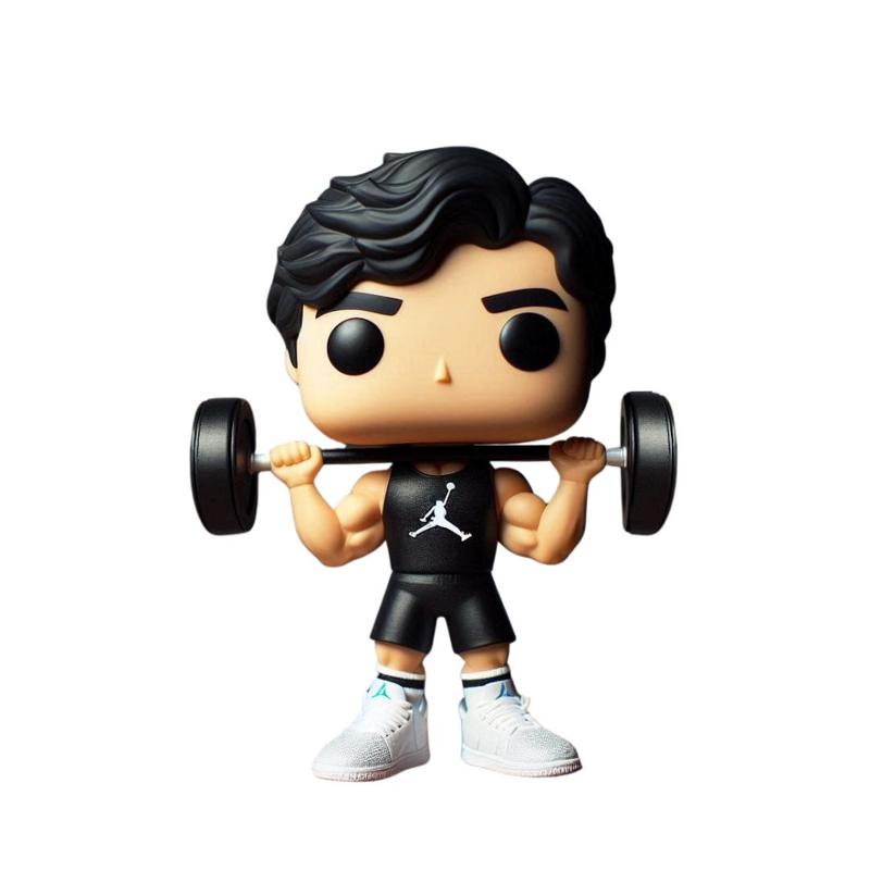 Funko Pop Fitness Body Bodybuilding Bro Funny Model Gym Boy Baby Face