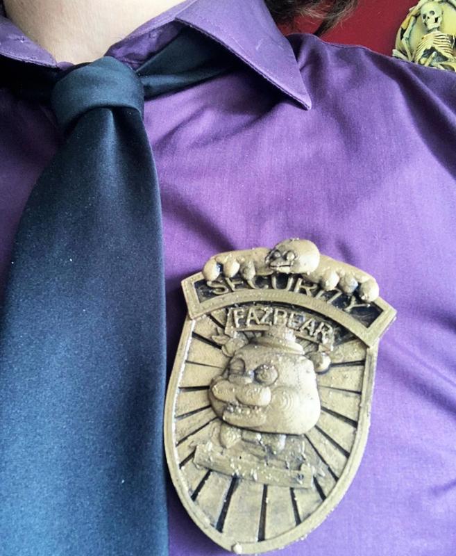 FNAF Fazbear purpleguy Security Badge