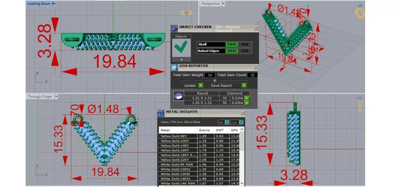 STL 3dm Pendant Brilliant Dance of Diamonds jp0211