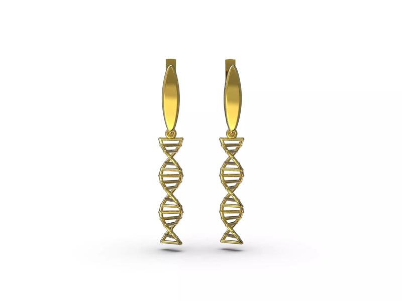 Earrings DNA