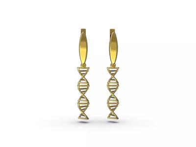 Earrings DNA