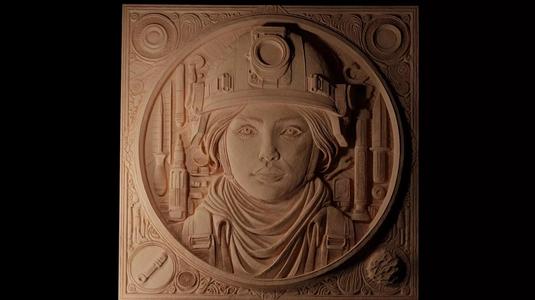 Volcanologist CNC 3d Print High Relief Sand Casting