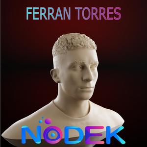Bust of Ferran Torres - Young Star of Spanish Football