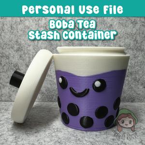 Boba Tea Stash Container