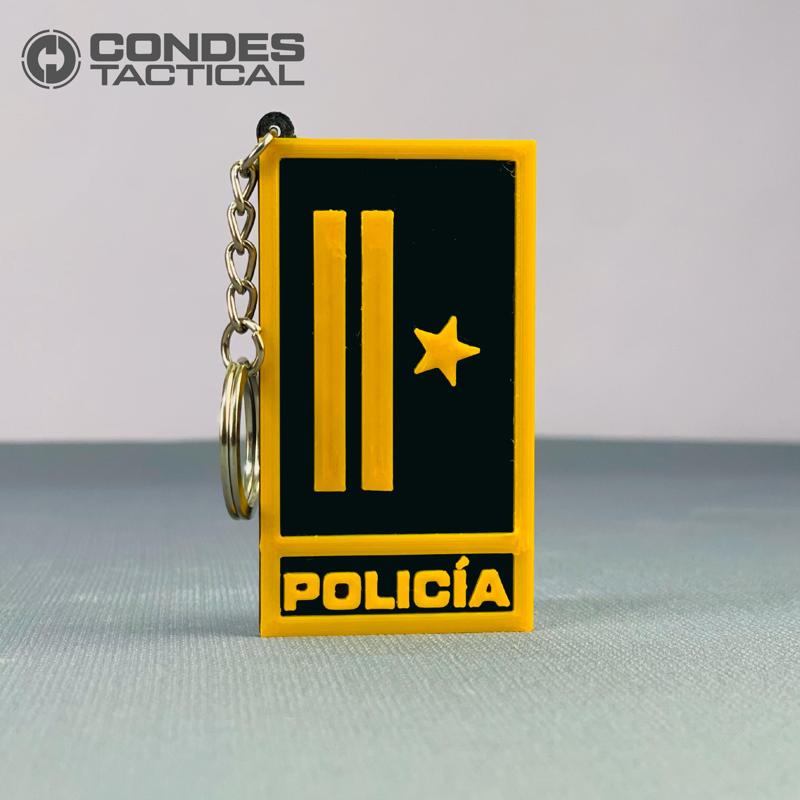 LLAVERO SUBINTENDENTE (KEYCHAIN) - POLICIA NACIONAL COLOMBIA