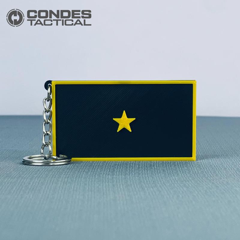 KEYCHAIN SECOND LIEUTENANT - NATIONAL ARMY OF COLOMBIA