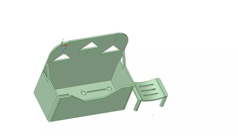 Bathroom - Shower Rack with soap inlay