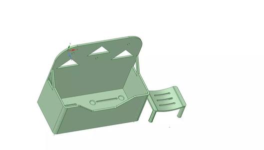 Bathroom - Shower Rack with soap inlay