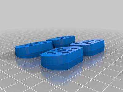 Tilted motormounts for Mini H-Quad Hammer V3