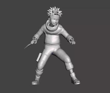 Uzumaki Naruto Genin 3D Model