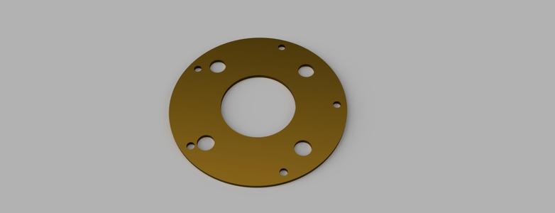 BMW E30 4x100 - 5x120 hub template