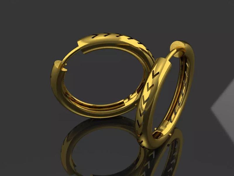 Hoops congo earrings