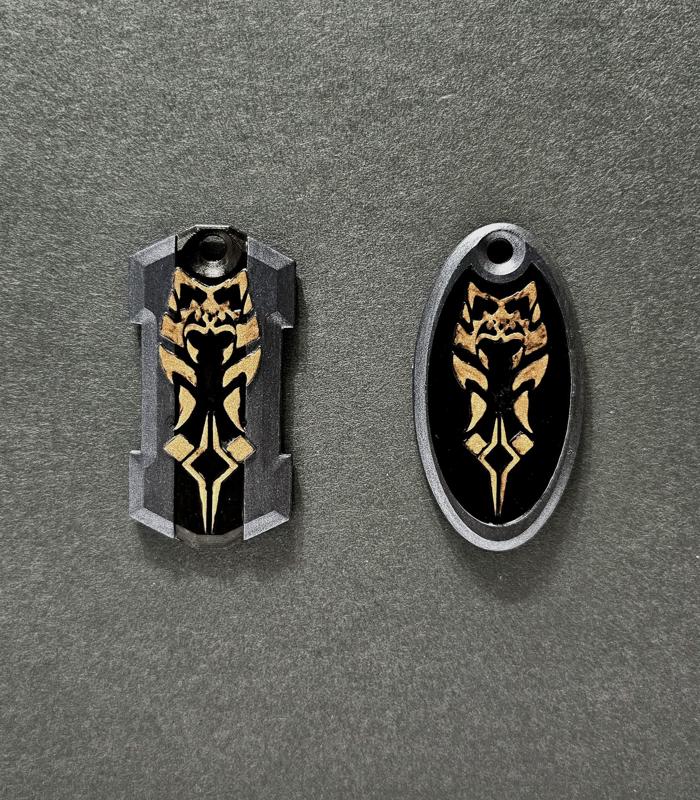 AHSOKA (CLONE WARS) + FULCRUM PENDANT AND DOG TAG