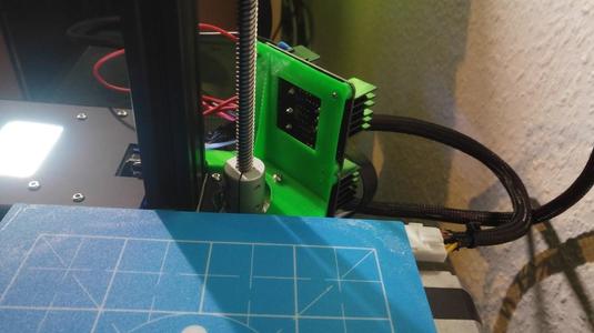 Ender 2 MOSFET mount made compact