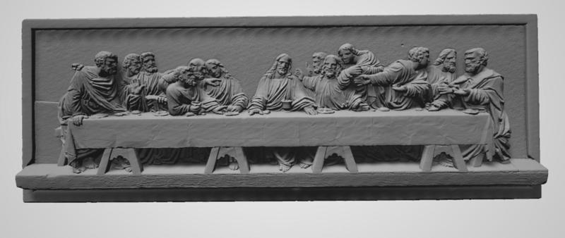 The Last Supper - 3D Model Relief